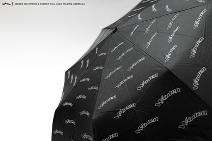 WODEN 2023 Spring & Summer 076 Full LOGO Folding Umbrella