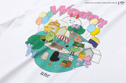 WODEN 2023-24 Autumn & Winter UNE LOGO tee