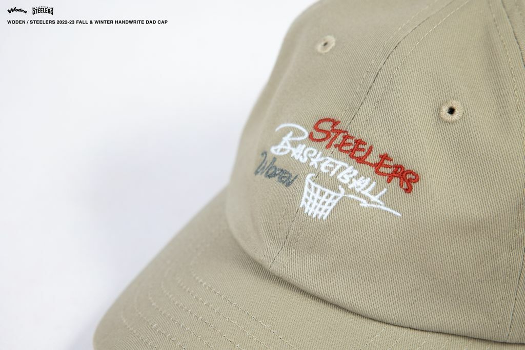 WODEN X STEELERS Handwrite Dad Cap 卡其款