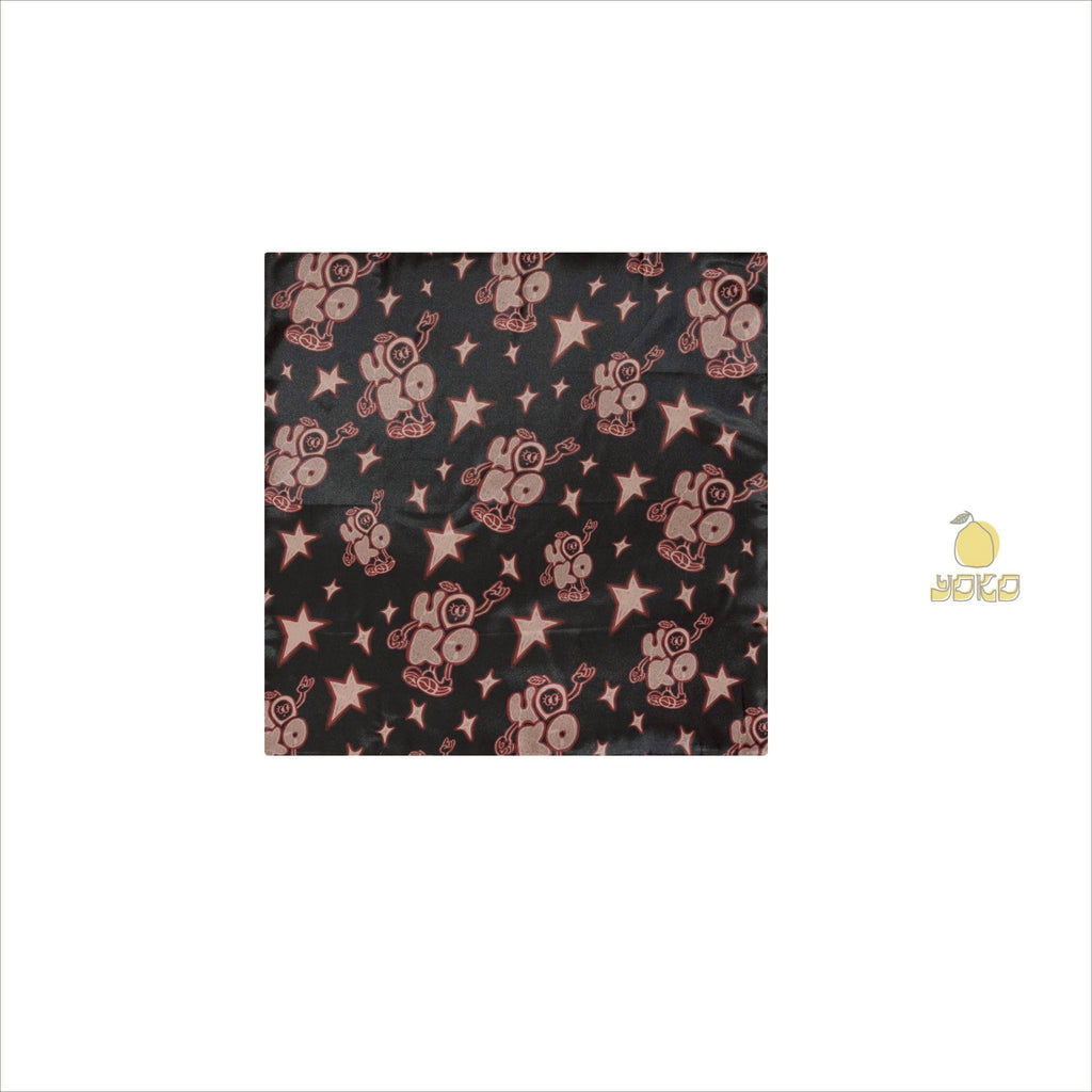 YOKO 25SS 塗鴉印花方巾