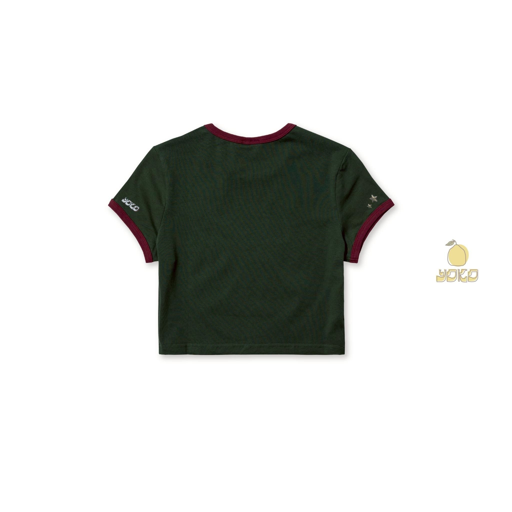 YOKO Logo Color-block T-shirt