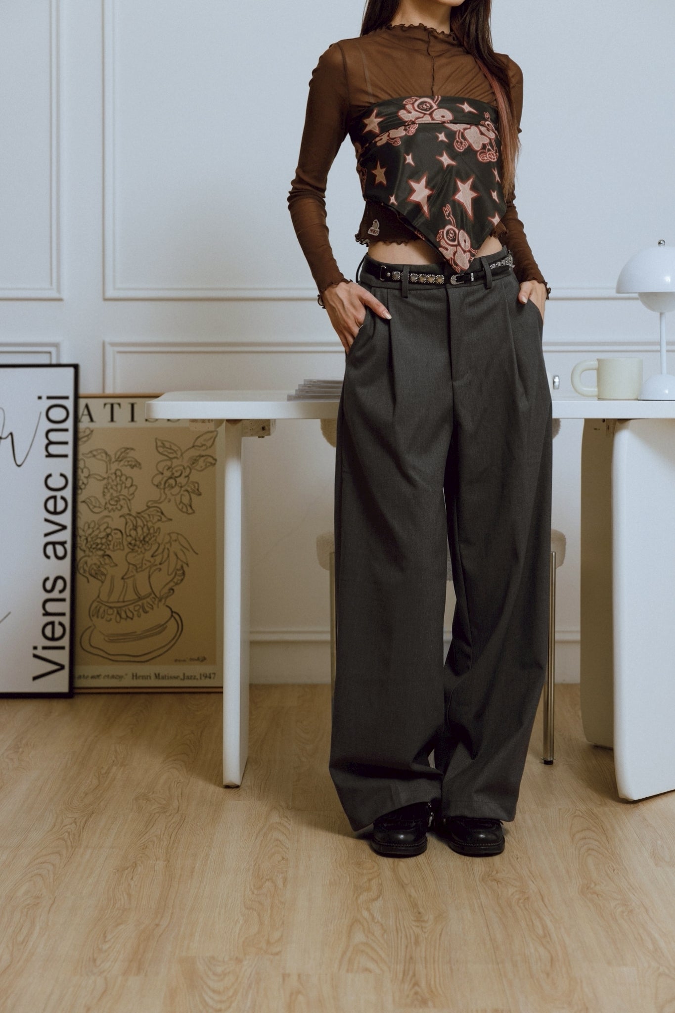YOKO 25SS Suit Trousers