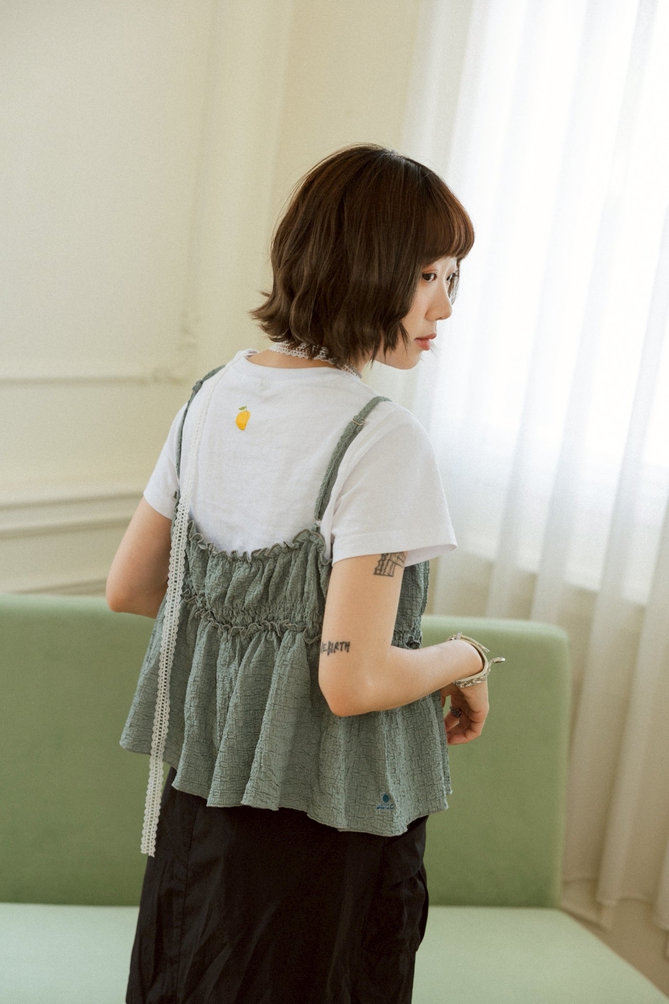 YOKO 綁帶外搭背心