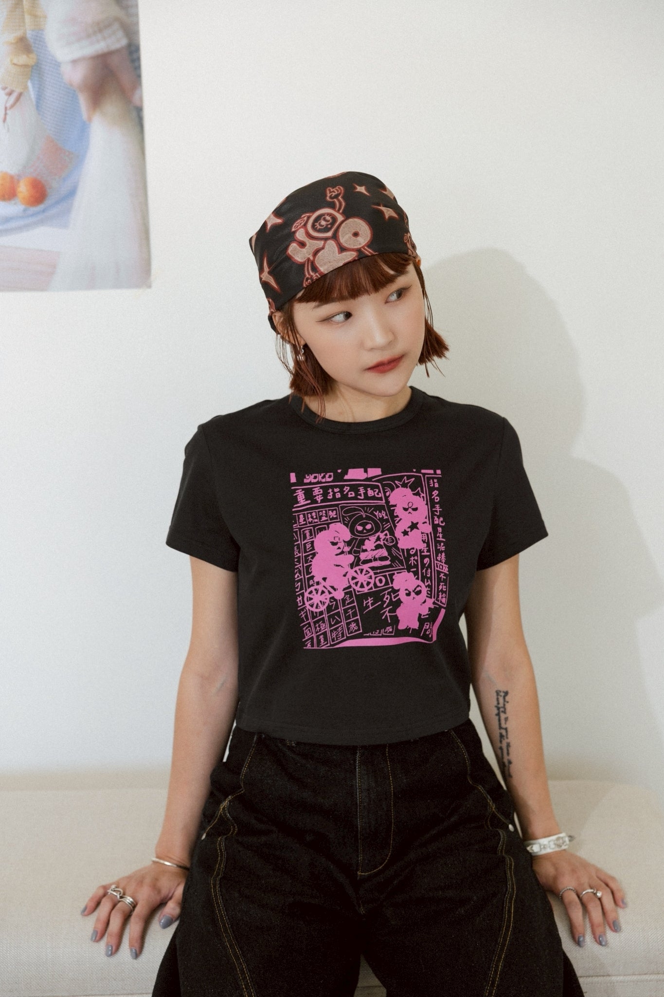YOKO 25SS 通緝令漫畫TEE