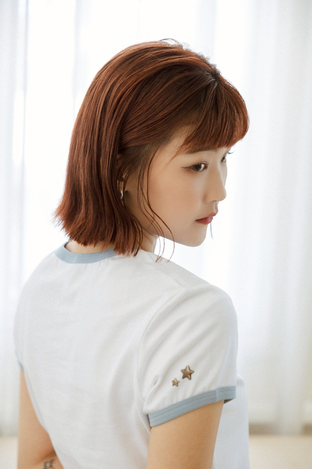 YOKO Logo Color-block T-shirt