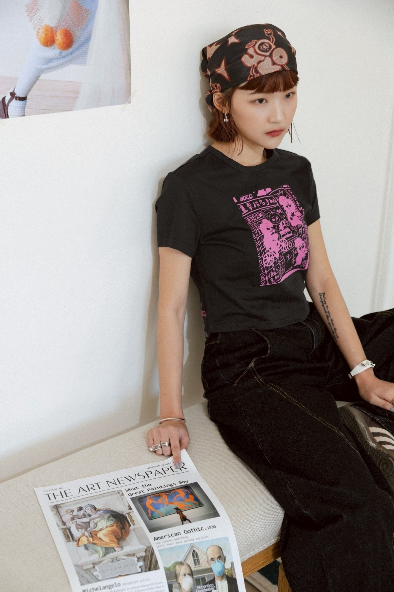 YOKO 25SS 通緝令漫畫TEE