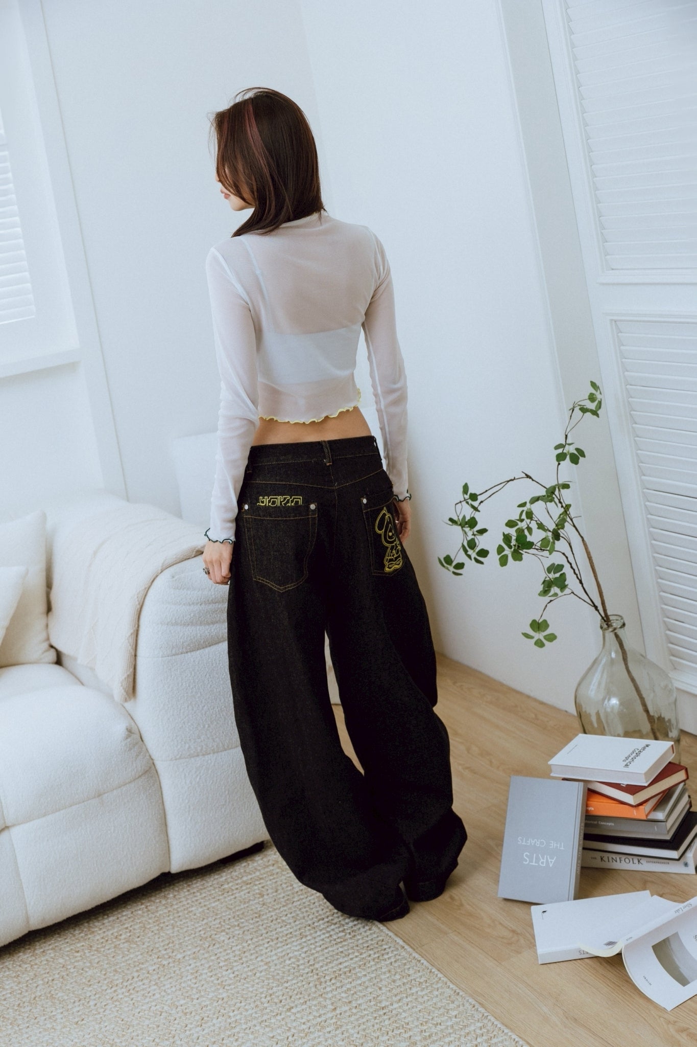 YOKO 25SS Sheer Long Sleeves