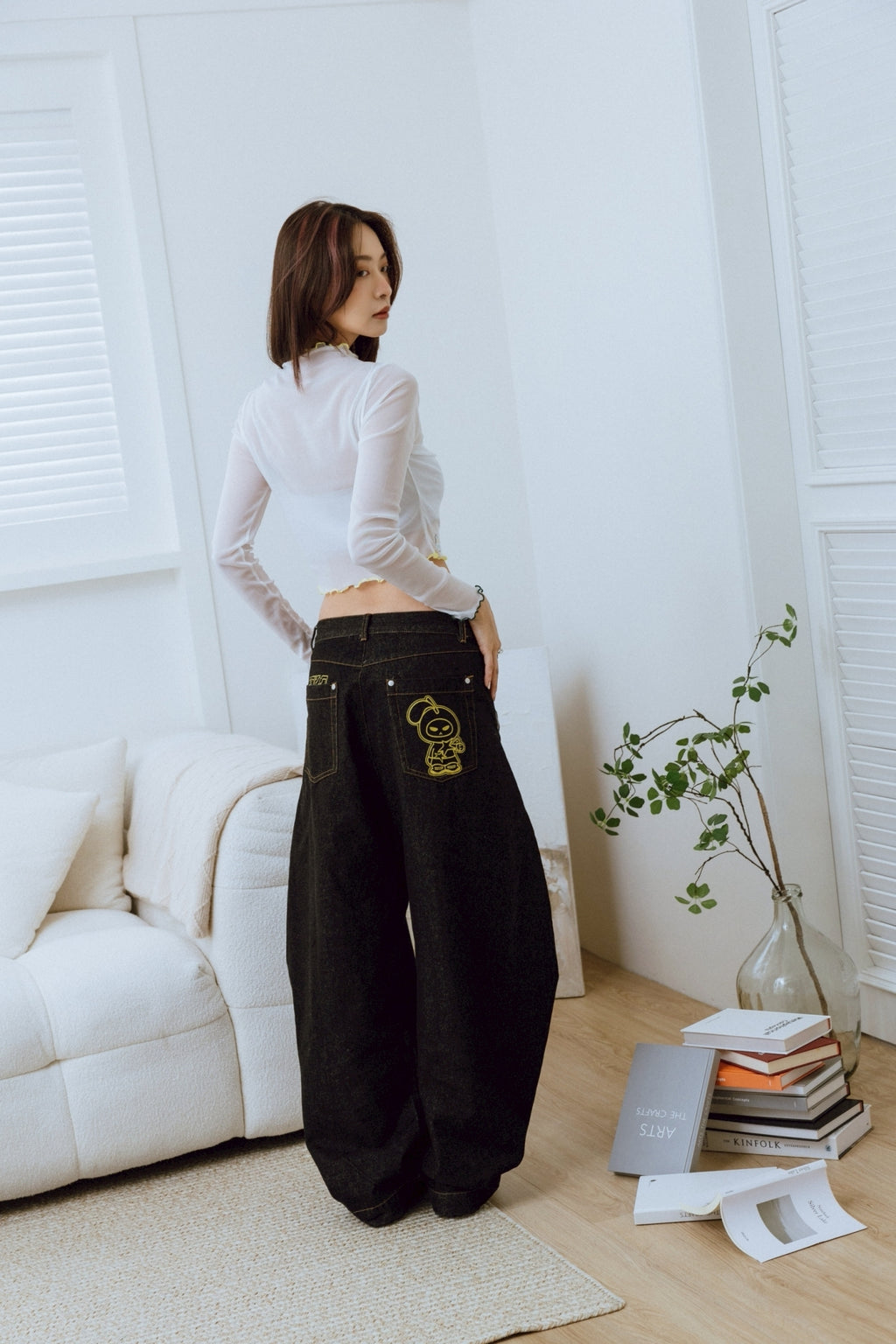 YOKO 25SS Sheer Long Sleeves