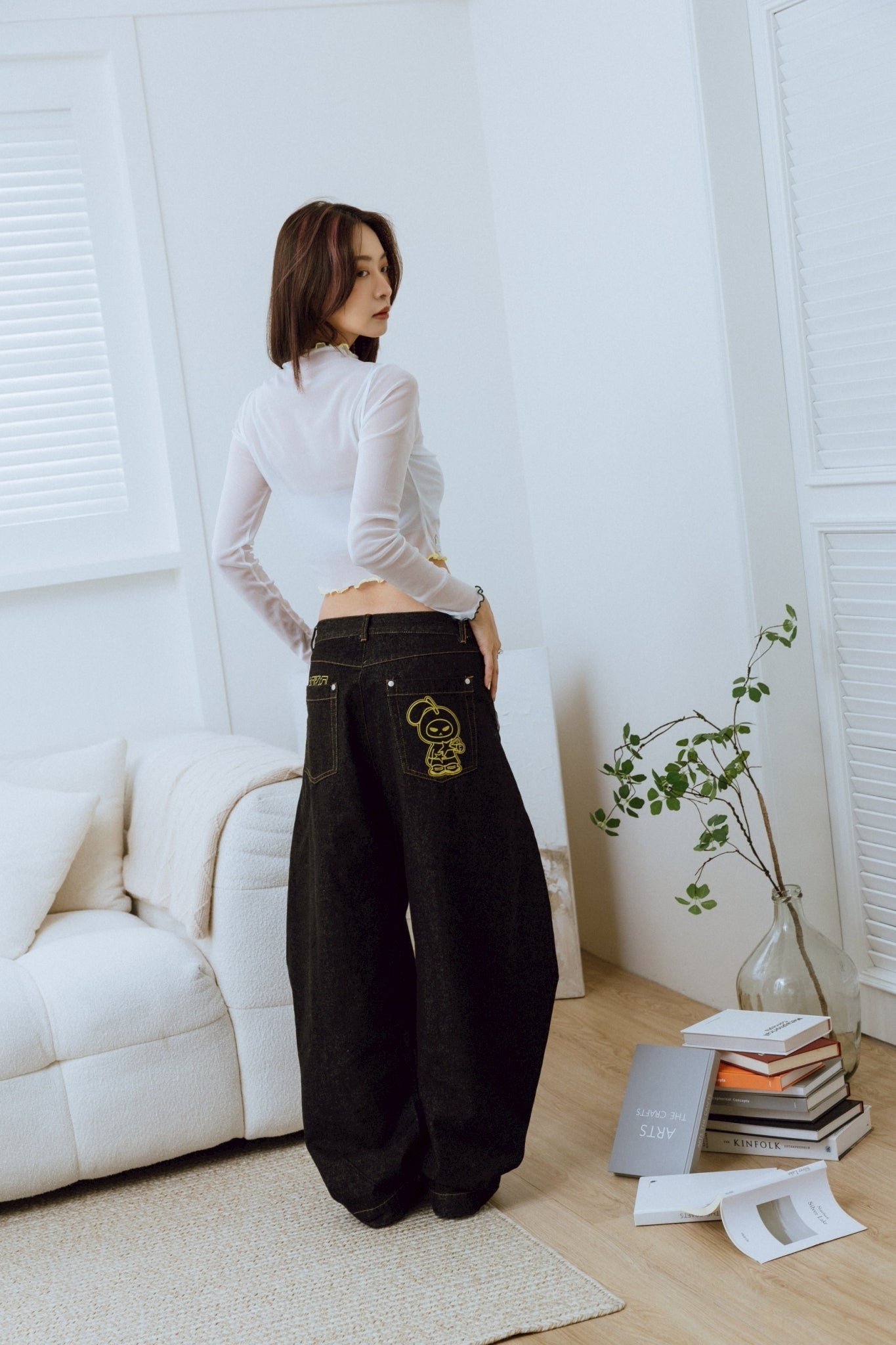 YOKO 25SS Sheer Long Sleeves