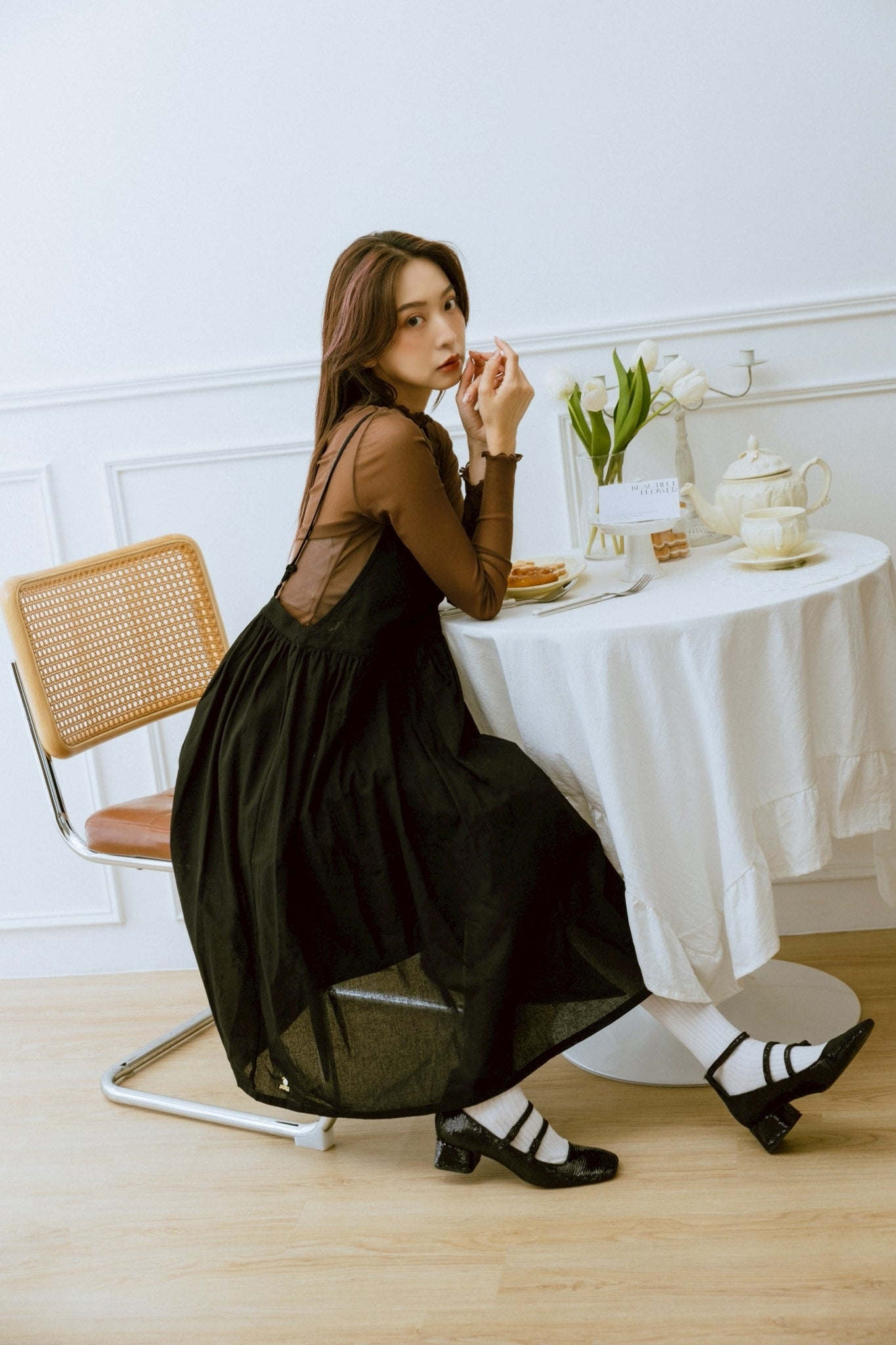 YOKO 25SS Pinafore Dress