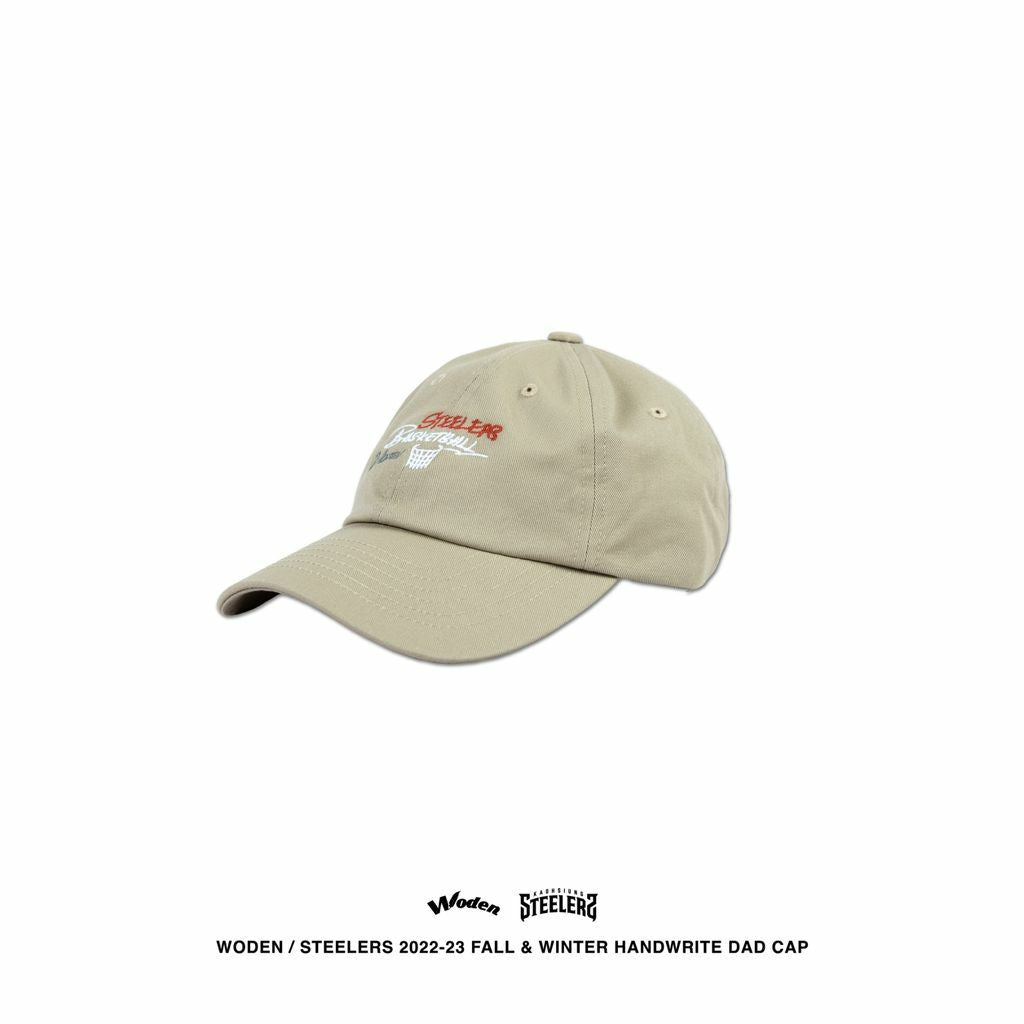 WODEN X STEELERS Handwrite Dad Cap 卡其款