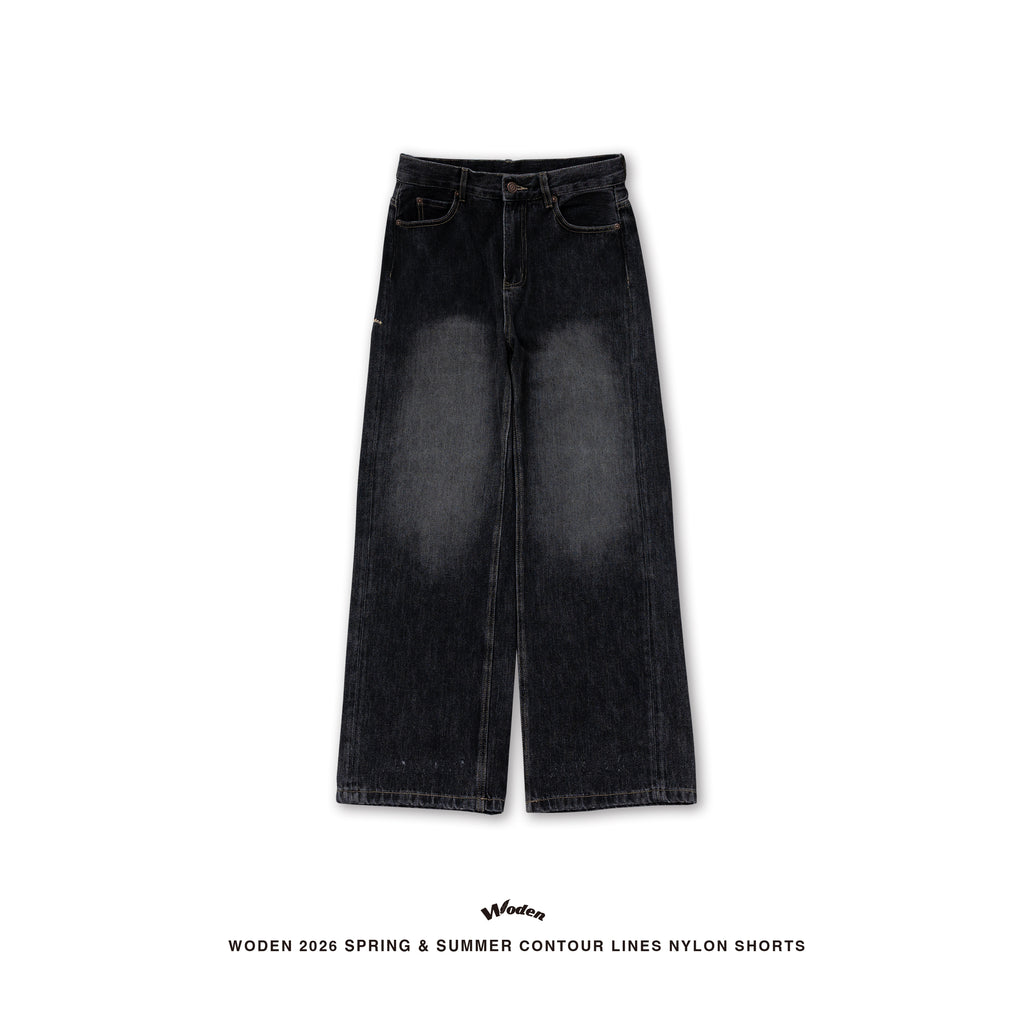 WODEN 2026 Spring & Summer 039 Wash Straight-leg Jeans