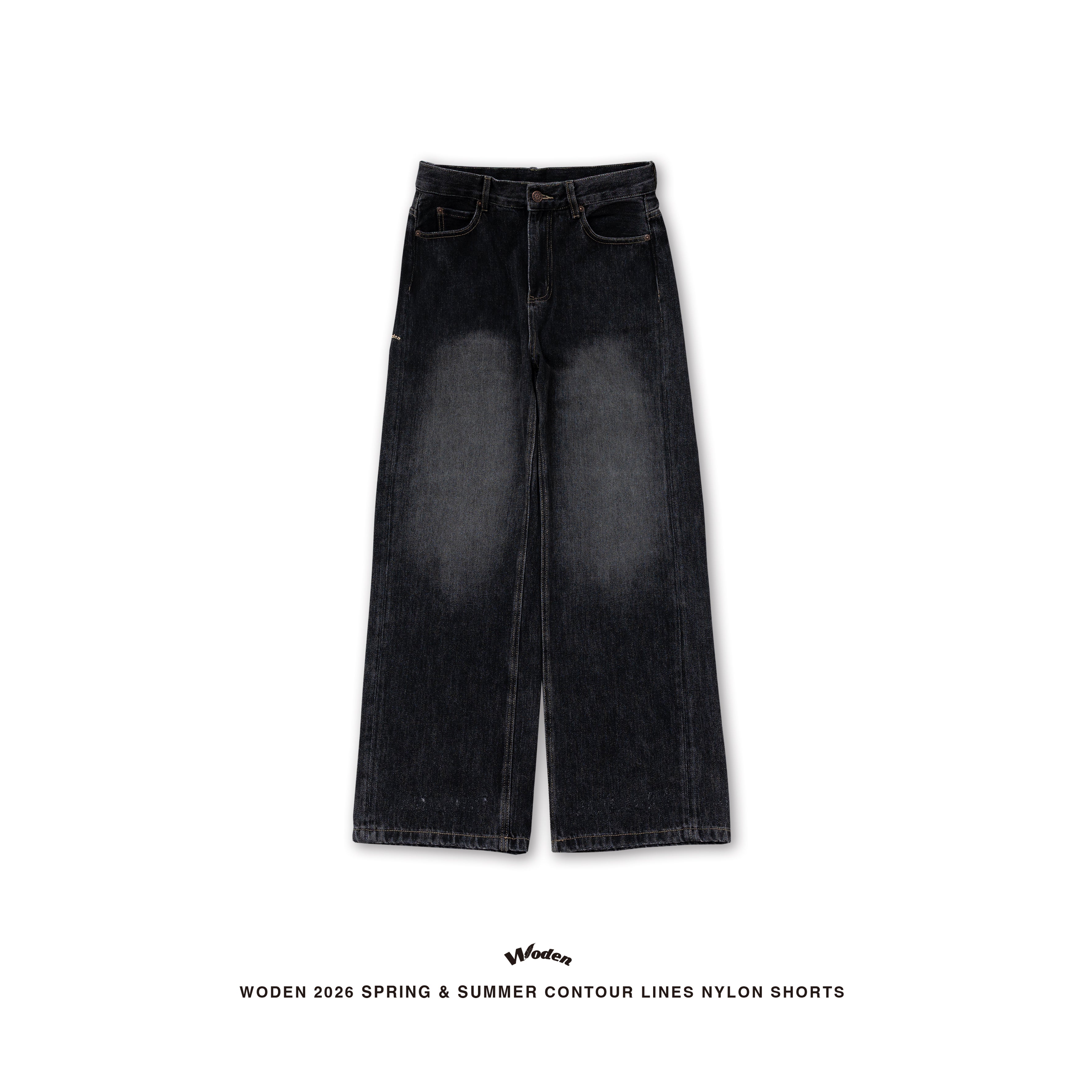 WODEN 2026 Spring & Summer 039 Wash Straight-leg Jeans