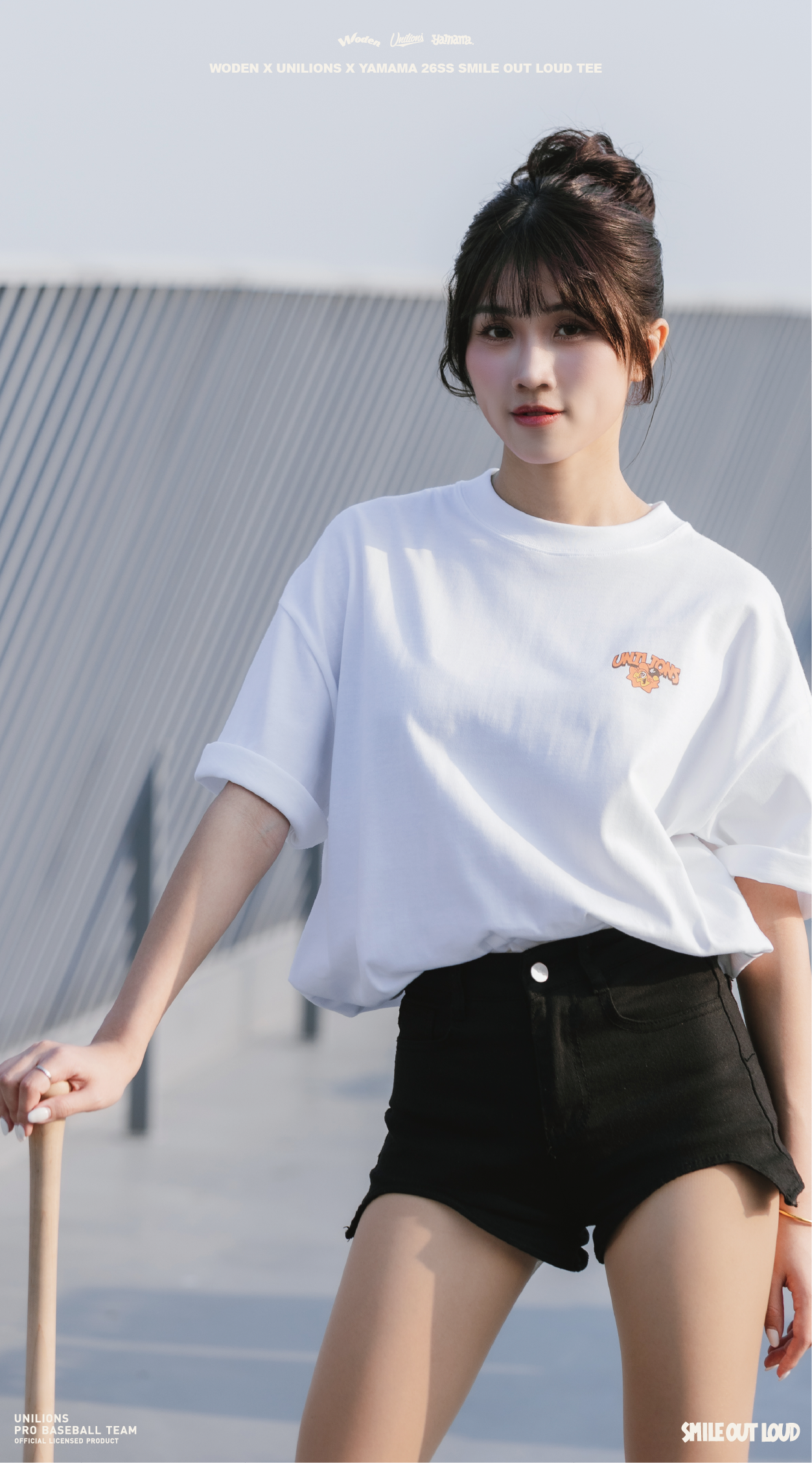 WODEN 2026 Spring & Summer 011  Unilions x Yamama Smile Out Loud Tee