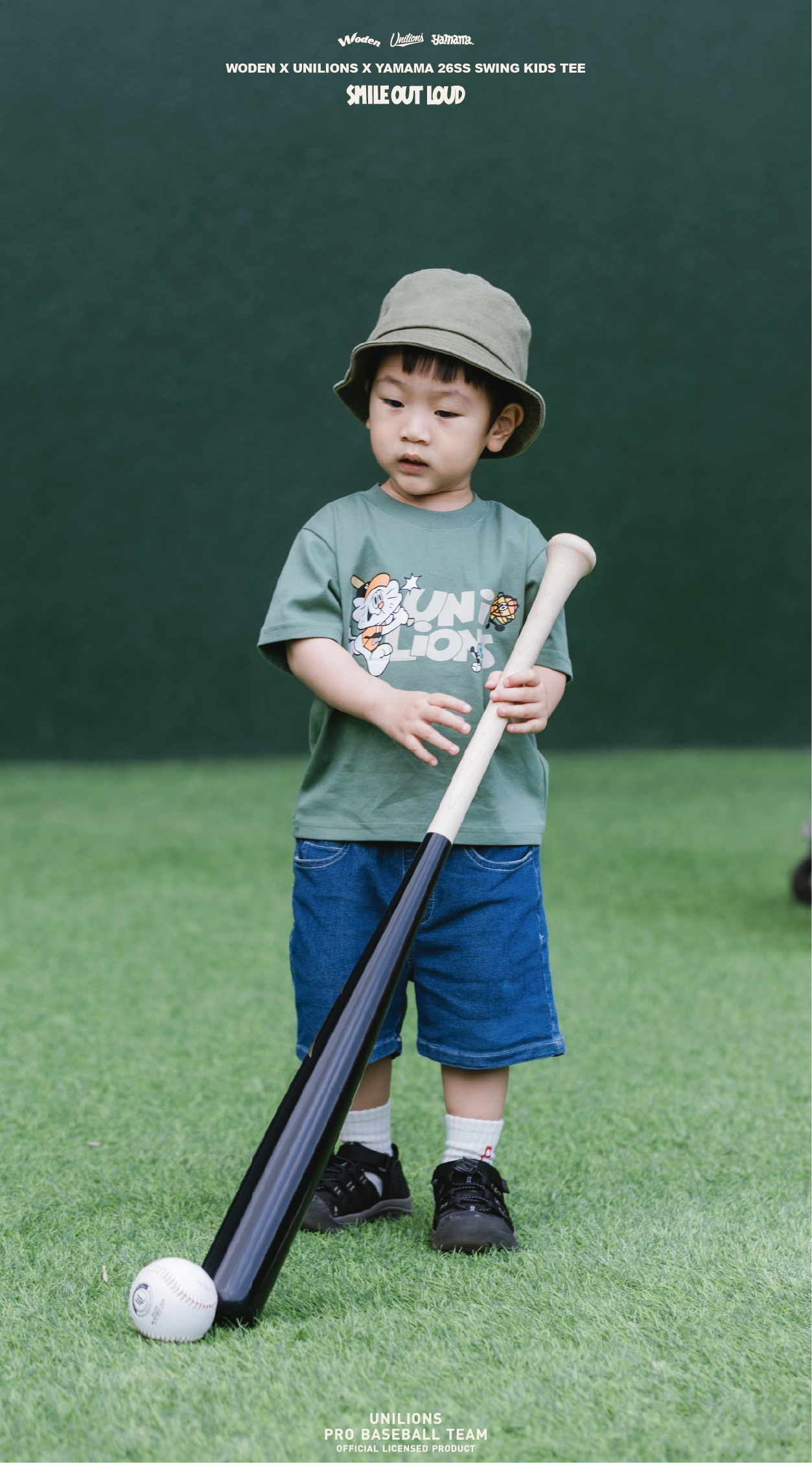 WODEN 2026 Spring & Summer 013  Unilions x Yamama Swing Kids Tee