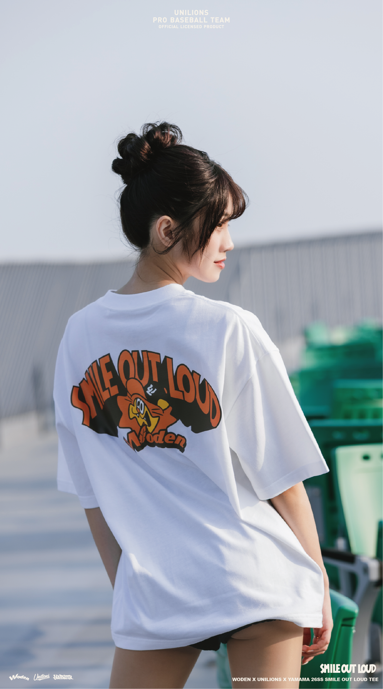 WODEN 2026 Spring & Summer 011  Unilions x Yamama Smile Out Loud Tee