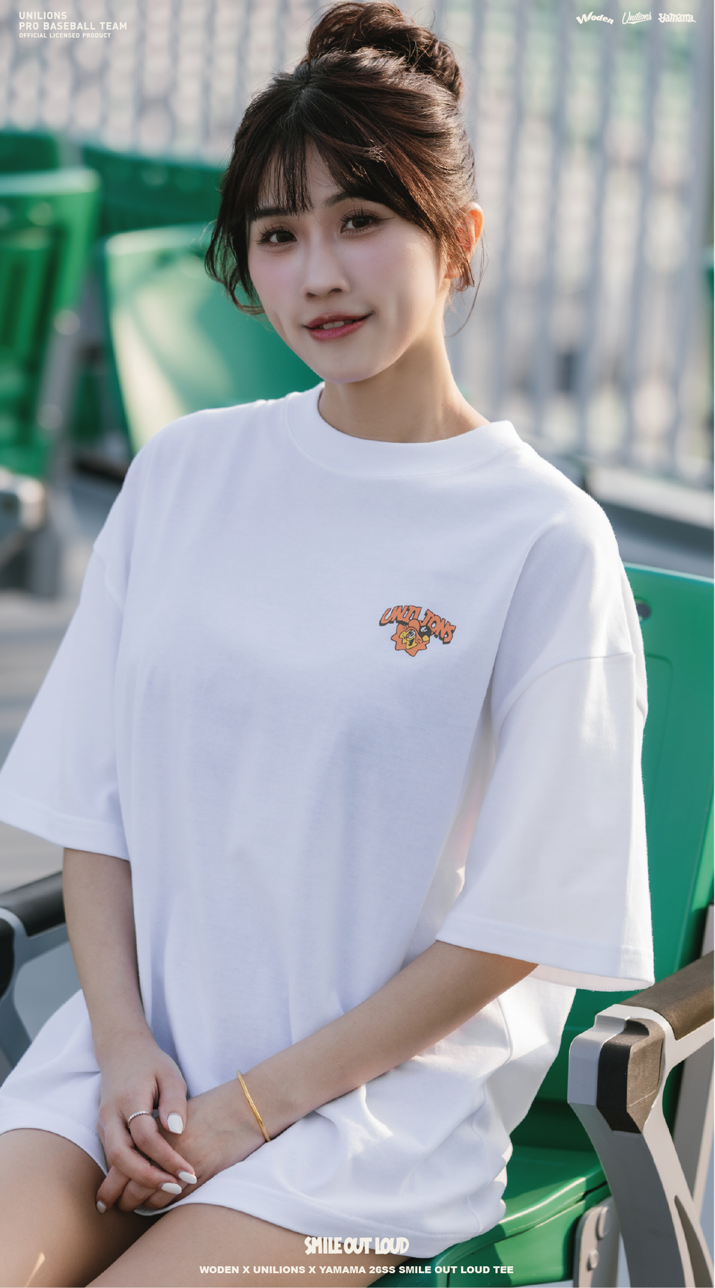 WODEN 2026 Spring & Summer 011  Unilions x Yamama Smile Out Loud Tee