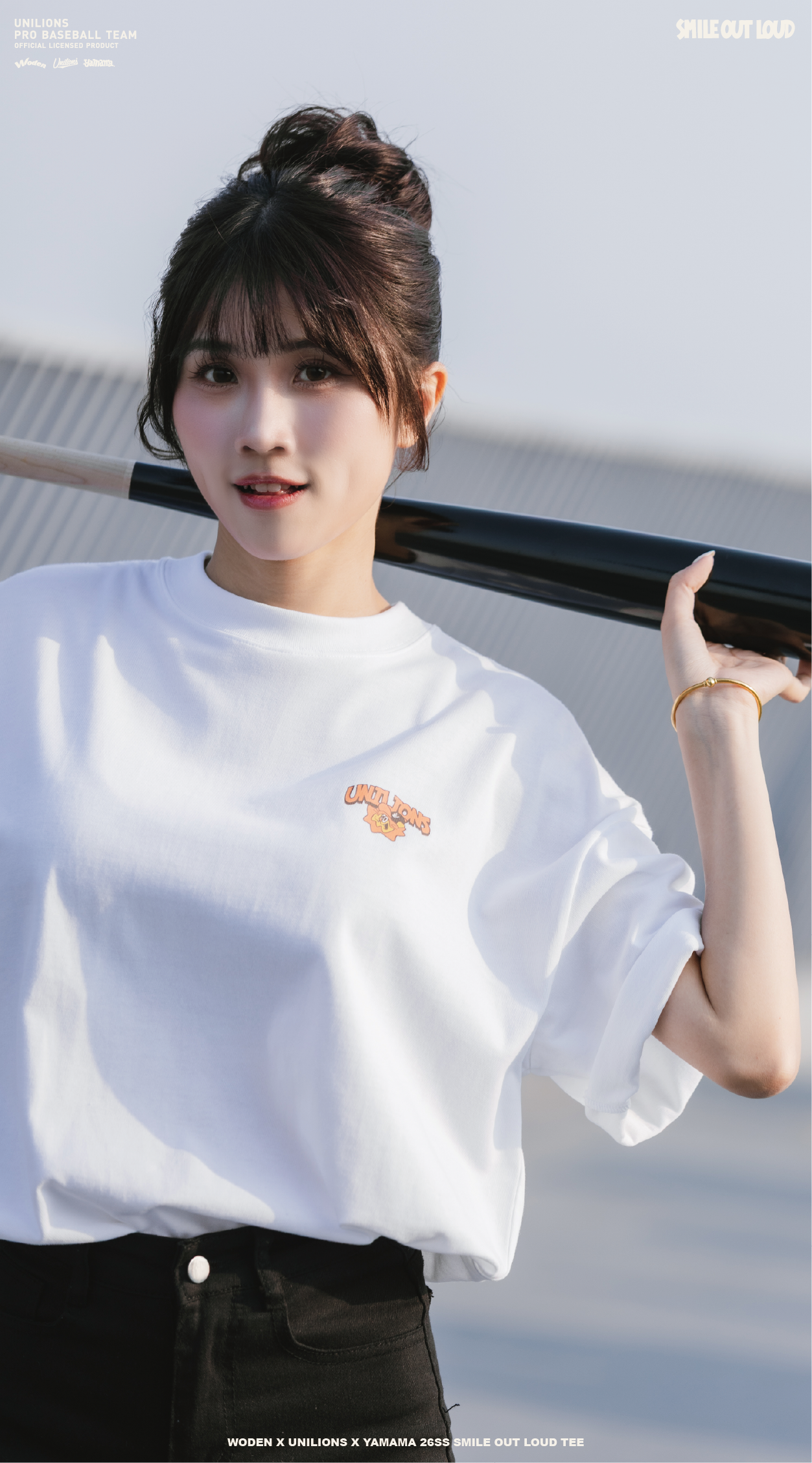 WODEN 2026 Spring & Summer 011  Unilions x Yamama Smile Out Loud Tee