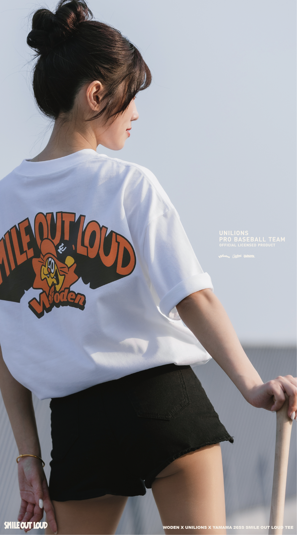 WODEN 2026 Spring & Summer 011  Unilions x Yamama Smile Out Loud Tee