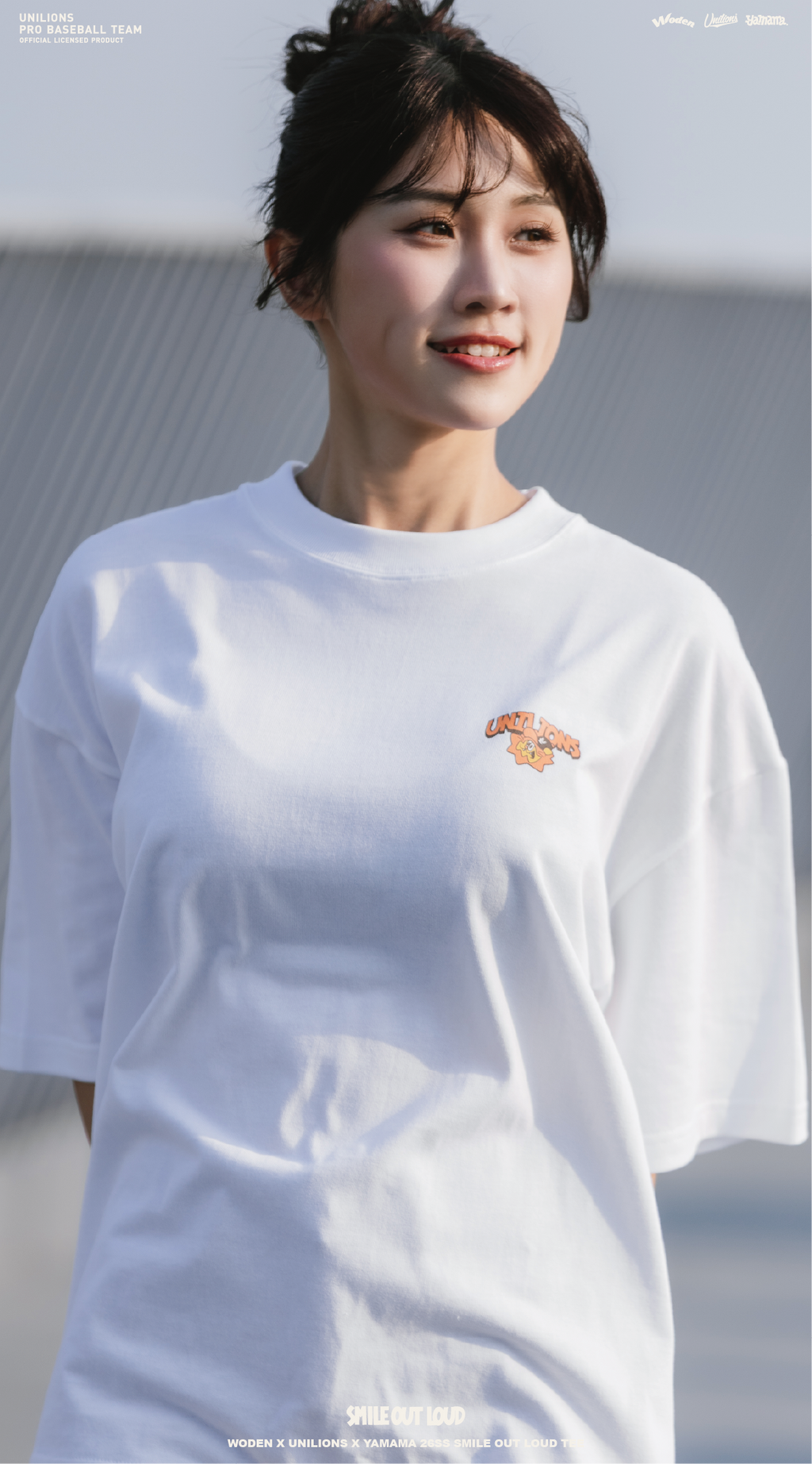 WODEN 2026 Spring & Summer 011  Unilions x Yamama Smile Out Loud Tee
