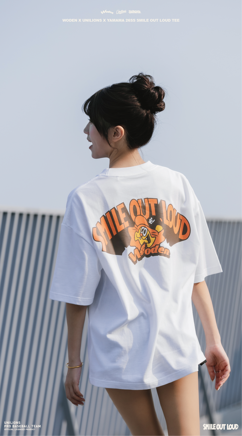 WODEN 2026 Spring & Summer 011  Unilions x Yamama Smile Out Loud Tee