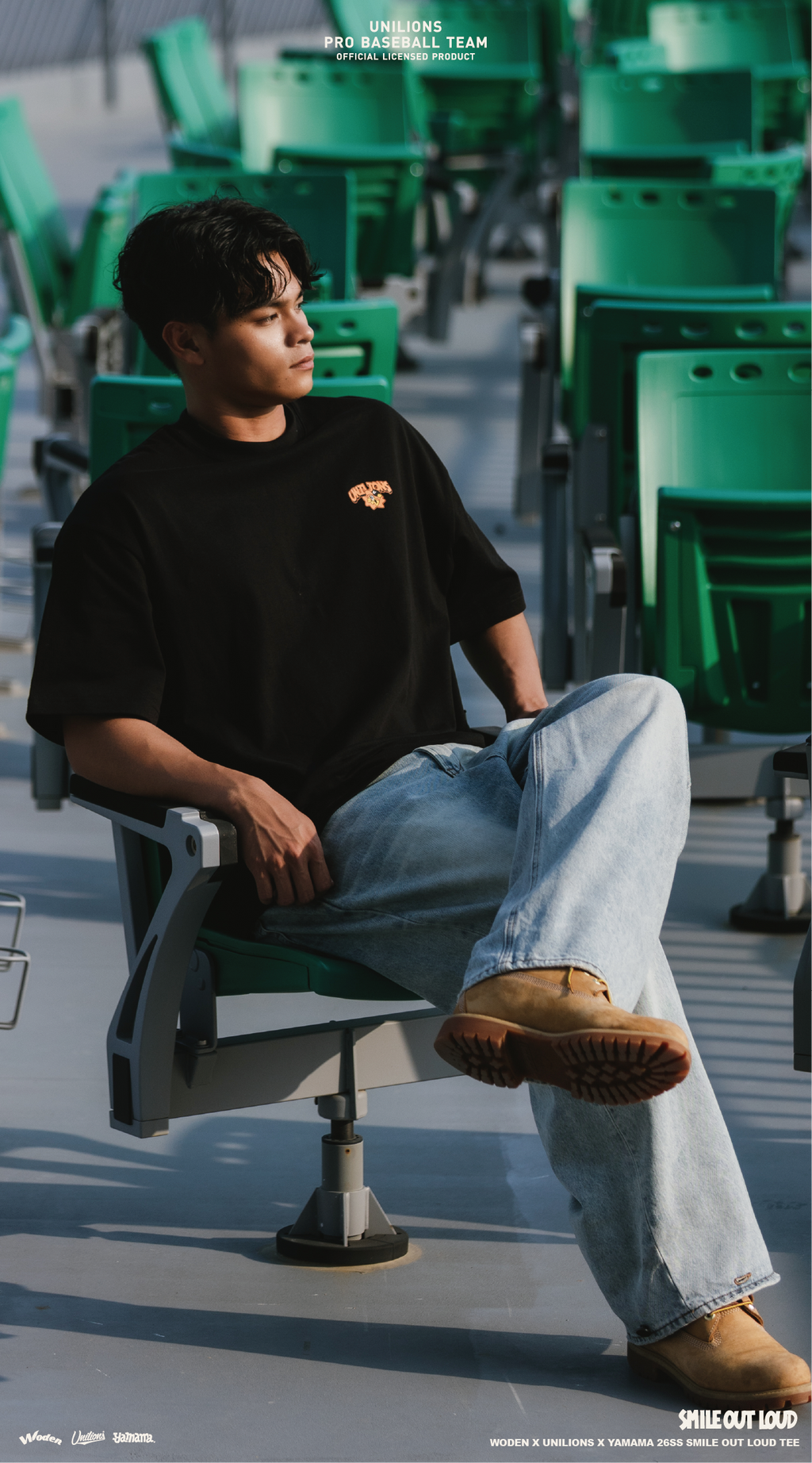 WODEN 2026 Spring & Summer 011  Unilions x Yamama Smile Out Loud Tee