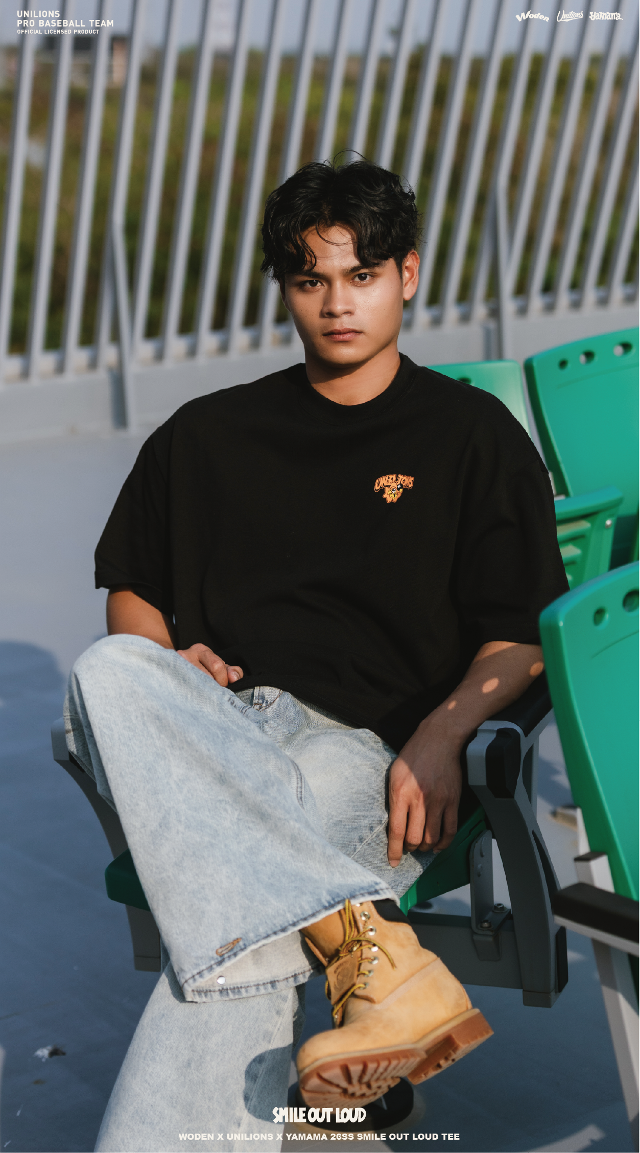 WODEN 2026 Spring & Summer 011  Unilions x Yamama Smile Out Loud Tee
