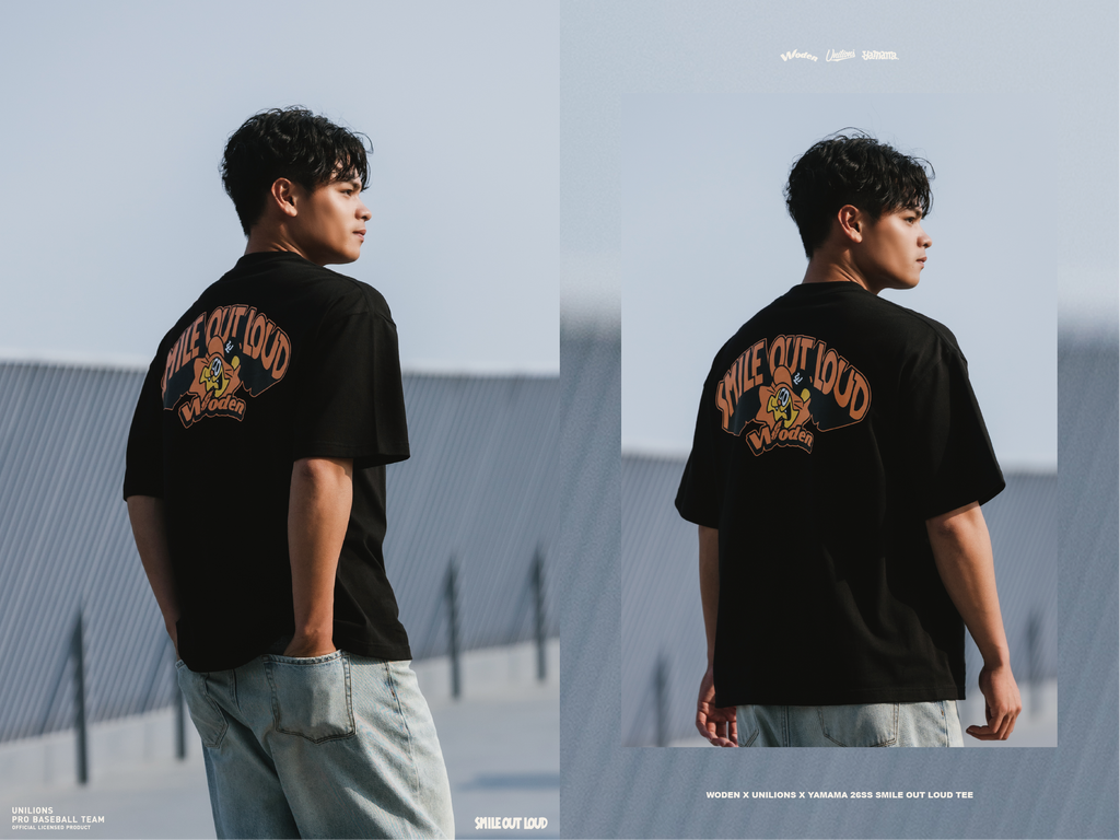 WODEN 2026 Spring & Summer 011  Unilions x Yamama Smile Out Loud Tee