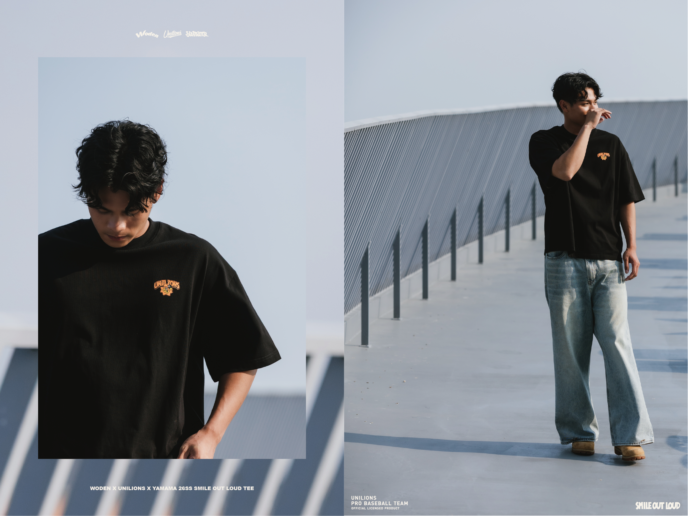 WODEN 2026 Spring & Summer 011  Unilions x Yamama Smile Out Loud Tee