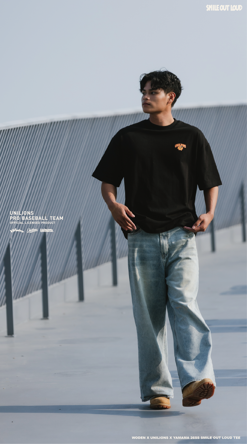 WODEN 2026 Spring & Summer 011  Unilions x Yamama Smile Out Loud Tee