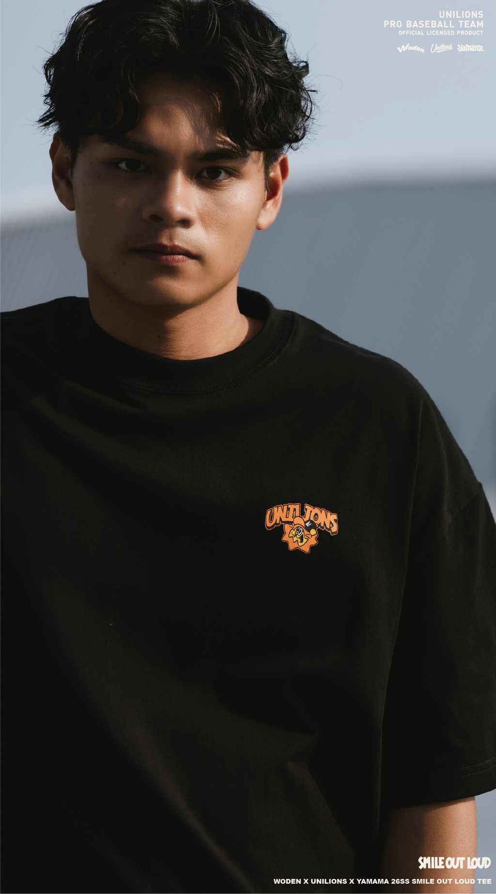 WODEN 2026 Spring & Summer 011  Unilions x Yamama Smile Out Loud Tee