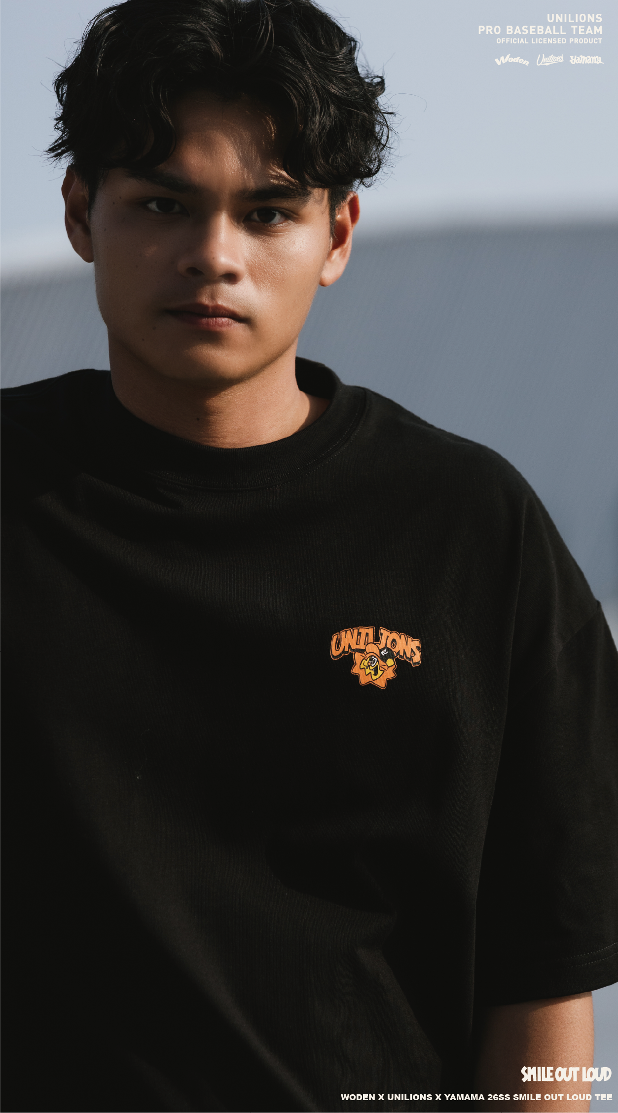 WODEN 2026 Spring & Summer 011  Unilions x Yamama Smile Out Loud Tee
