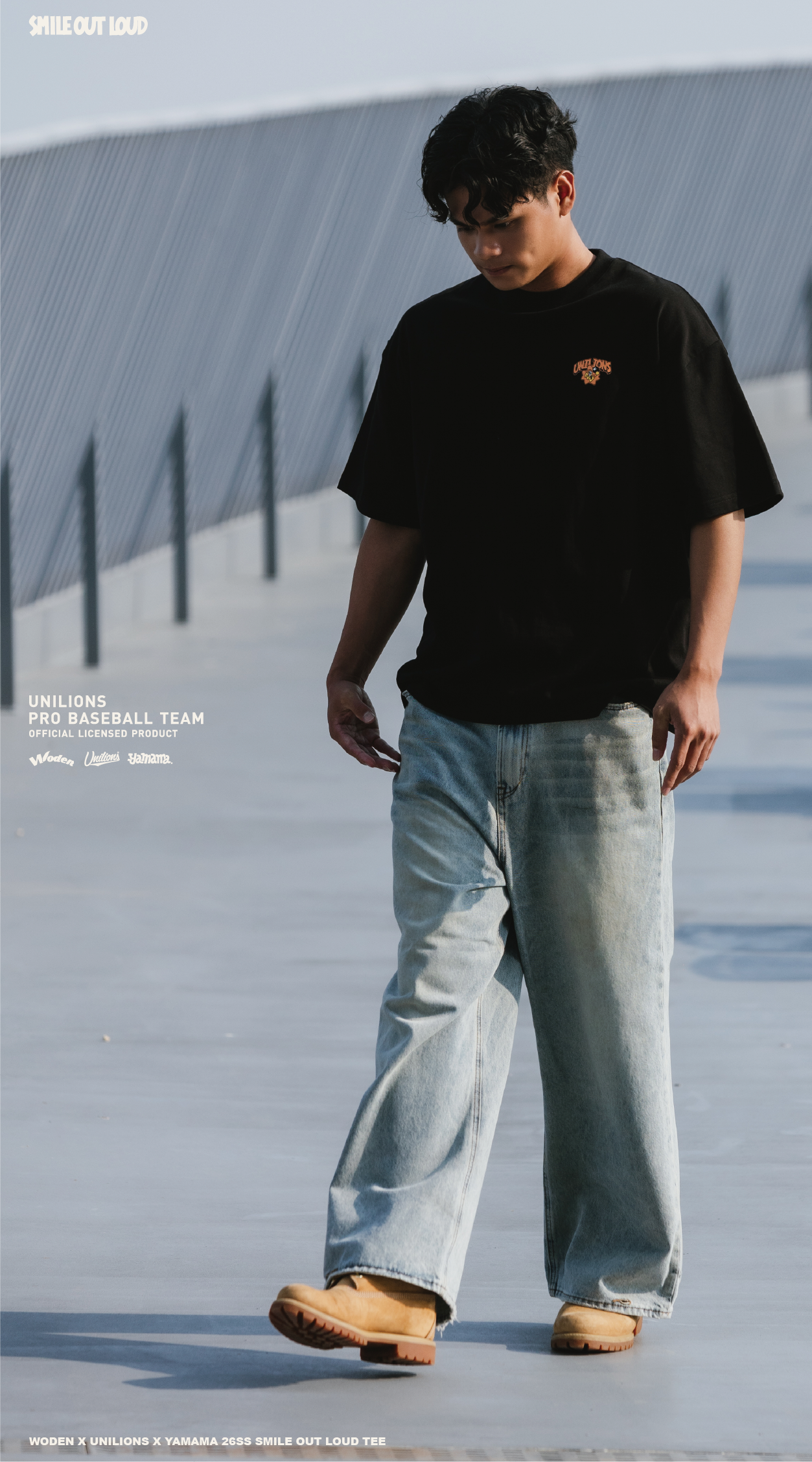 WODEN 2026 Spring & Summer 011  Unilions x Yamama Smile Out Loud Tee