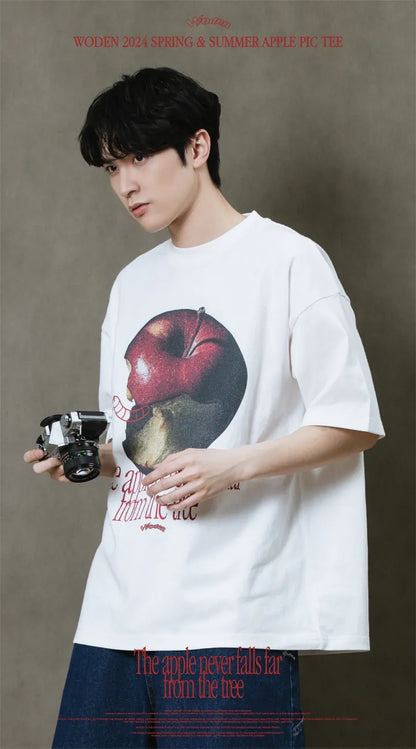 WODEN 2024 Spring & Summer 050 Apple Pic Tee