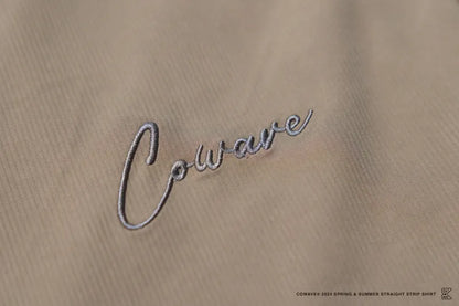 COWAVE 2024 Spring & Summer Straight strip shirt