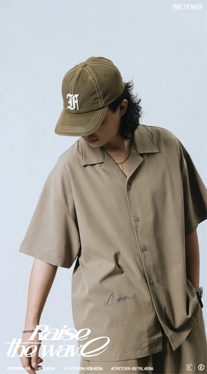 COWAVE 2024 Spring & Summer Straight strip shirt