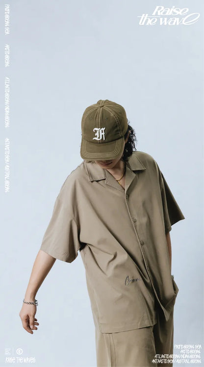 COWAVE 2024 Spring & Summer Straight strip shirt