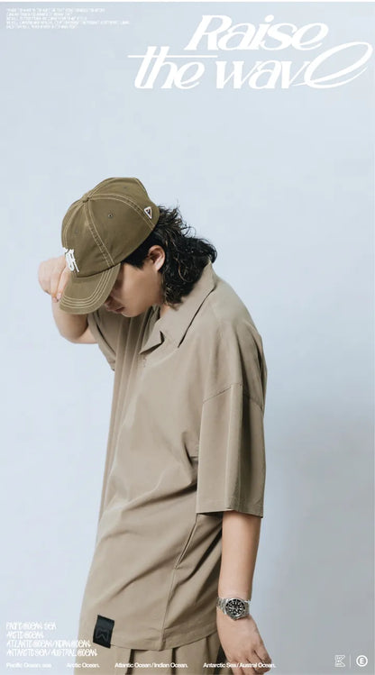 COWAVE 2024 Spring & Summer Straight strip shirt