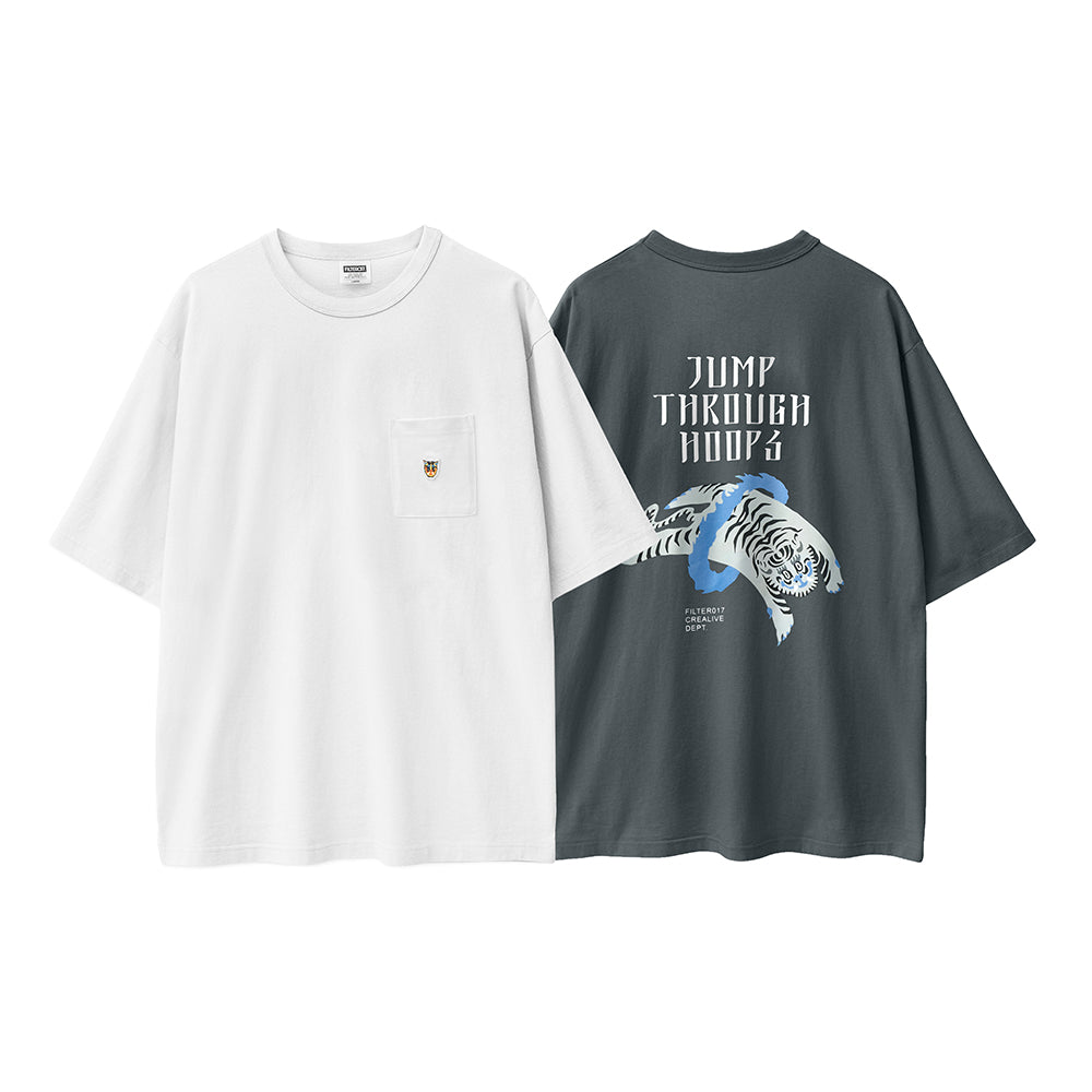 Filter017 Jump Through the hoops Pocket Tee 西藏虎口袋短Tee 白色