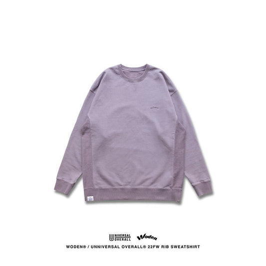 WODEN X Universal Overall Rib Sweatshirt 羅紋拼接衛衣