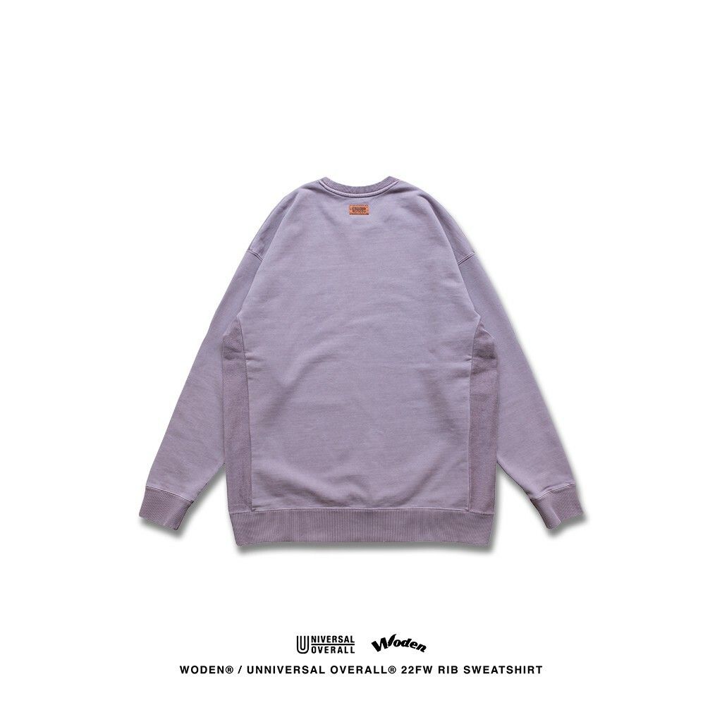 WODEN X Universal Overall Rib Sweatshirt 羅紋拼接衛衣