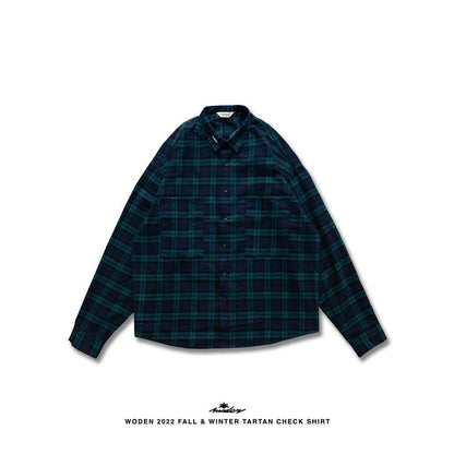 WODEN 2022 Fall & Winter Check Shirt (綠色款)