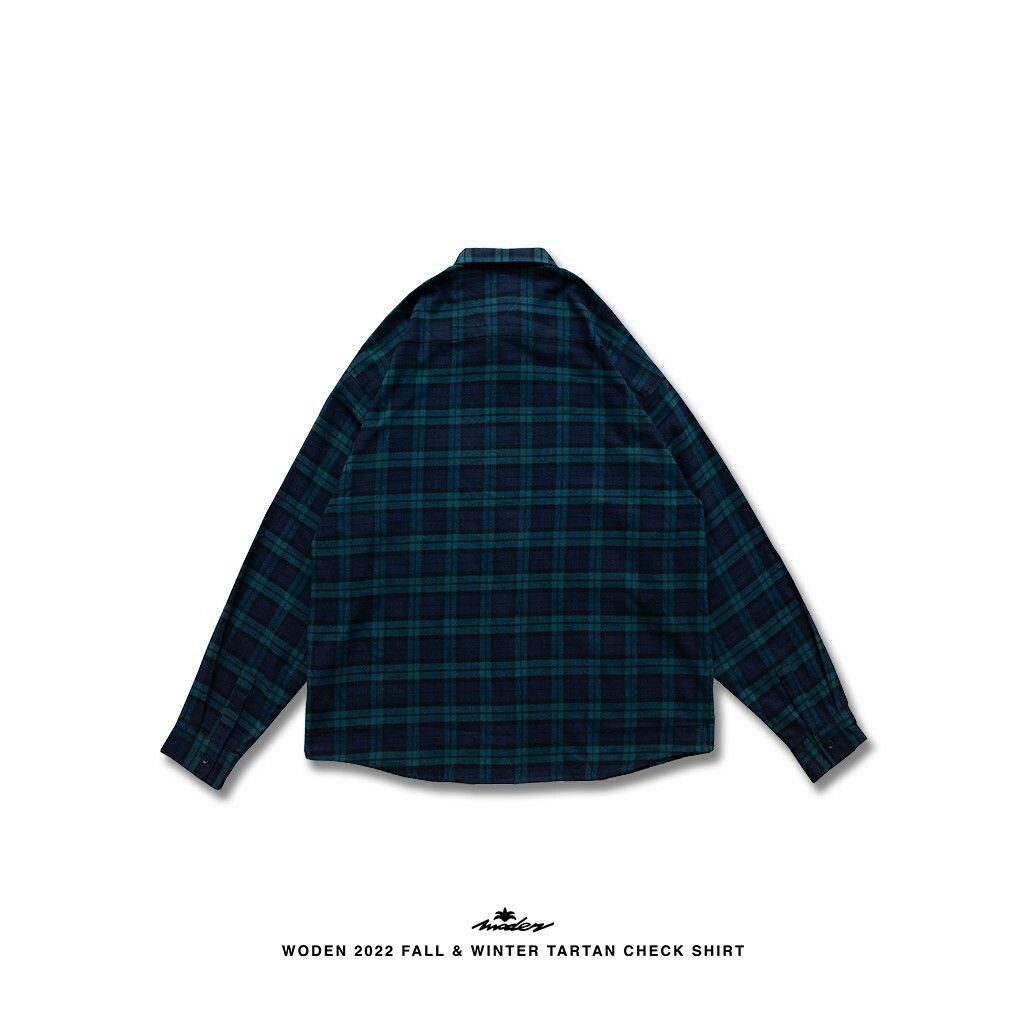 WODEN 2022 Fall & Winter Check Shirt (綠色款)