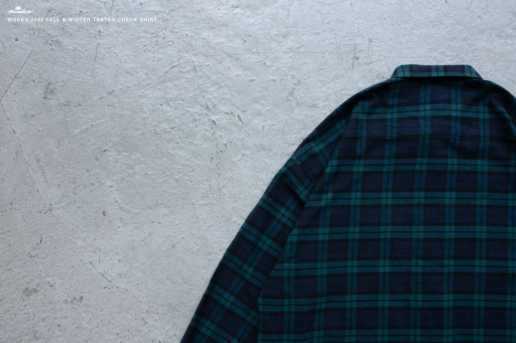 WODEN 2022 Fall & Winter Check Shirt (綠色款)