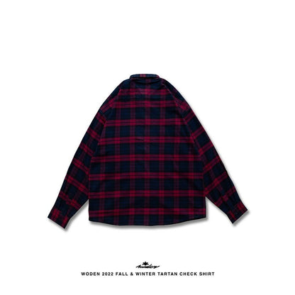 WODEN 2022 Fall & Winter Check Shirt (紅色款)