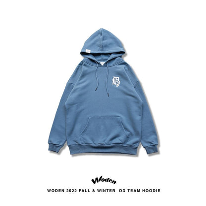 WODEN 2022 Fall & Winter OD Team LOGO Hoodie (藍色款)