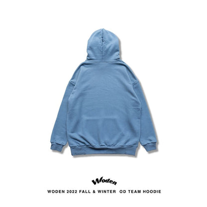 WODEN 2022 Fall & Winter OD Team LOGO Hoodie (藍色款)