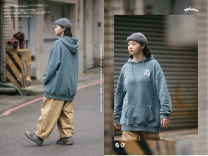 WODEN 2022 Fall & Winter OD Team LOGO Hoodie (藍色款)