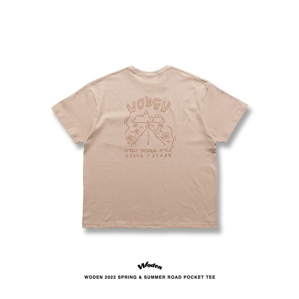 WODEN 2022 Spring & Summer Road Pocket Tee (卡其款)