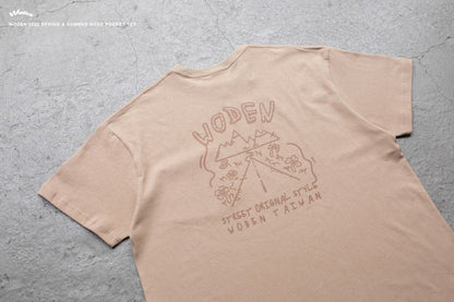 WODEN 2022 Spring & Summer Road Pocket Tee (卡其款)